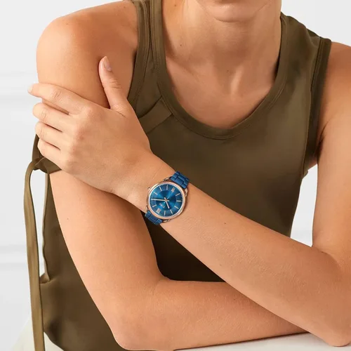 Miniatura 7 de Reloj de pulsera de metal para mujer