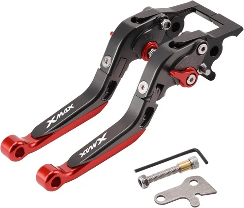 Miniatura 26 de Palancas de embrague de freno ajustables para motocicleta, cerradura de manija de estacionamiento para Yamaha Xmax 125 250 300 400 XMAX250 XMAX300