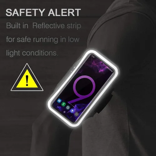 Miniatura 7 de Brazalete para Galaxy S10 S9 S8, JEMACHE Gym Running Ejercicios Entrenamientos Teléfono Banda para Samsung Galaxy S10/S9/S8/S7 Edge (morado)