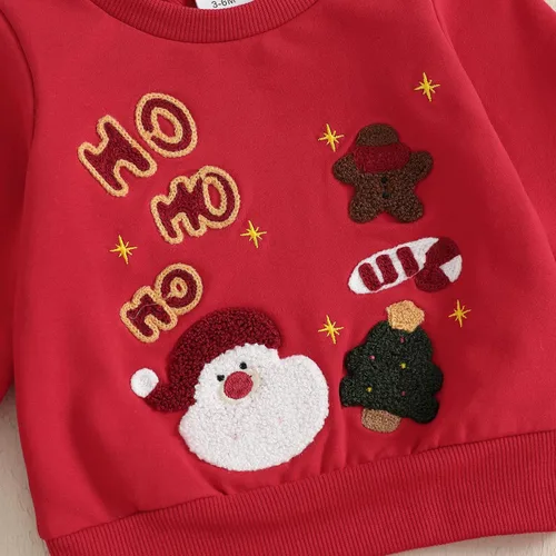 Miniatura 176 de Conjunto de camisa larga y divertida para bebé niño y niña, ropa de primera Navidad, 6, 12, 18, 24 meses, 2T
