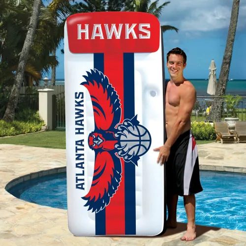 Miniatura 2 de Poolmaster NBA - Tumbona inflable grande para colchón de piscina Chicago Bulls