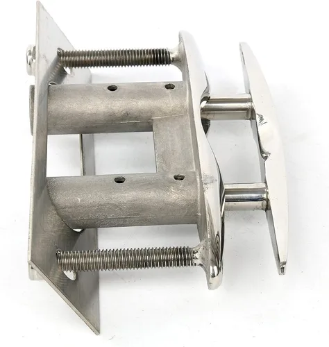 Miniatura 6 de Amarine Made Par de botes marinos de acero inoxidable 316 Pull up Cleat Flush Mount Cleat Lift
