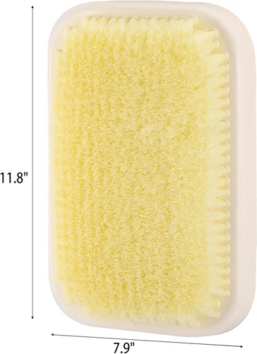 Miniatura 2 de Depurador de espalda montado en la pared para ducha, almohadilla exfoliante grande de baño, cepillo de baño manos libres para hombres y mujeres