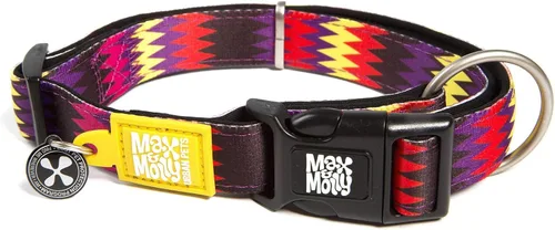 Miniatura 12 de Max & Molly Urban Pets Smart ID - Collar para perro con etiqueta de seguridad QR Gotcha! para mascotas y perfil de mascota personalizado, neopreno
