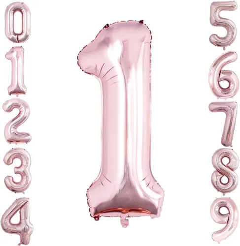 Miniatura 100 de Goer, conjunto de globos de papel aluminio para decoraciones de cumpleaños, globos de las letras de feliz cumpleaños y de números Oro