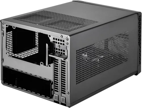 Miniatura 4 de SilverStone Technology Ultra Compact Mini-ITX - Carcasa para computadora con panel frontal de malla, color negro (SST-SG13B-USA)