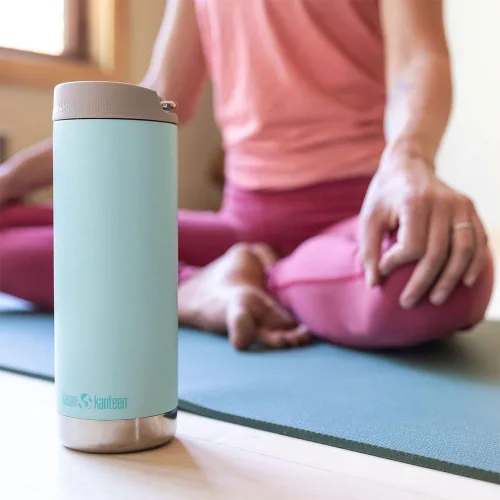 Miniatura 2 de Klean Kanteen TKWide - Tapa de café aislada a prueba de fugas, sin BPA, apta para lavavajillas, color gris pardo