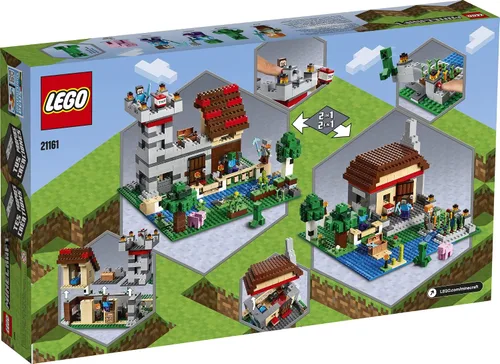 Miniatura 5 de LEGO Minecraft The Crafting Box 3.0 21161 Minecraft - Juguete de construcción de ladrillos y minifiguras, juego de construcción de castillo