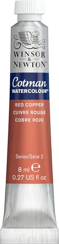 Miniatura 66 de Acuarela Cotman, tubo de 0.27 oz, color carmesí alizarina Gris de Payne