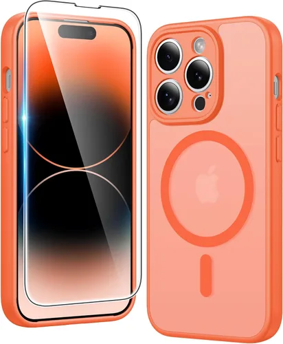 Miniatura 109 de FNTCASE Funda para iPhone 13 Pro-Max: Fundas magnéticas transparentes compatibles con Magsafe Slim anti amarillamiento protección contra caídas