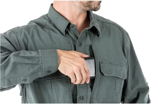 Miniatura 5 de 5.11 Camisa táctica multiusos de algodón de manga larga para hombre, estilo 72157