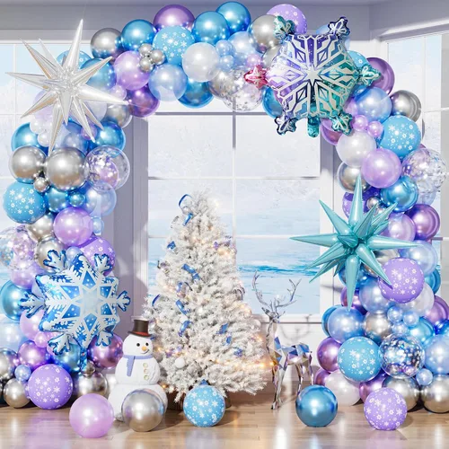 Miniatura 19 de Kit de arco de globos para Halloween – 129 piezas, globos rosados, negros, plateados y blancos con globos de aluminio de fantasmas y estrellas