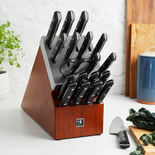 Miniatura 2 de HENCKELS Dynamic Razor-Sharp - Juego de cuchillos de 20 piezas, cuchillo de chef, cuchillo de pan, cuchillo de carne, diseño alemán informado por