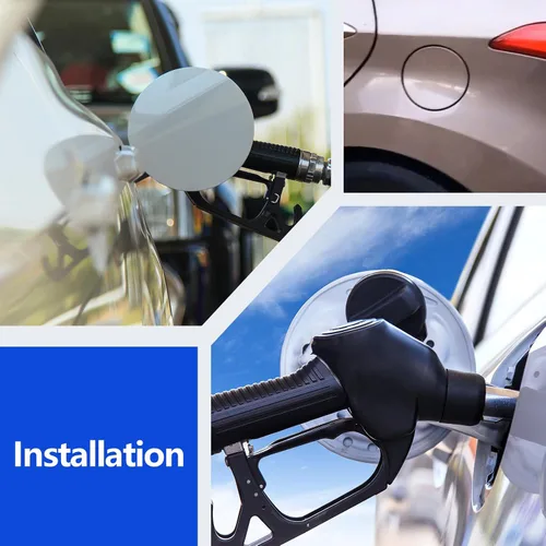 Miniatura 2 de Cubierta de tapa de gasolina para panel de puerta de combustible compatible con Hyundai Elantra 2011-2016 números de pieza 69510-3X000 695103X000