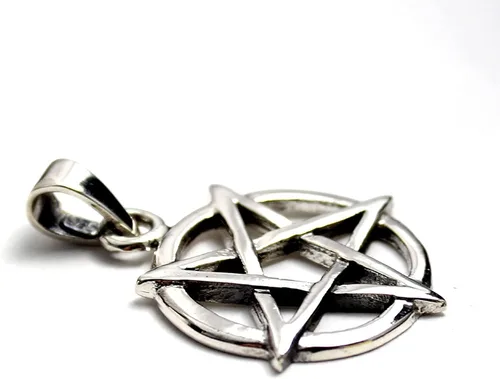 Miniatura 4 de COSUMOSU Inverted Pentacle Devil star 925 Sterling Silver Pendant Charm