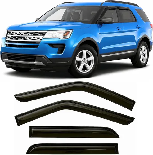 Miniatura 63 de Protectores de lluvia adhesivos 2017-2022 para Honda CR-V Viseras deflectoras de ventana lateral LX EX EX-L Touring 3D onduladas estilo JDM CRV