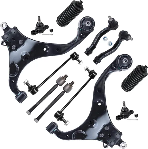 Miniatura 104 de Detroit Axle - Kit de extremo delantero para Ford 1998-2001 Explorer Mercury Mountaineer, 4 barras estabilizadoras delanteras y traseras, 2 brazos