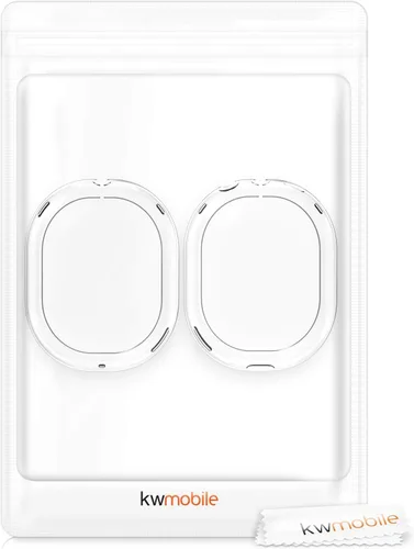 Miniatura 6 de kwmobile Fundas compatibles con Apple AirPods Max/AirPods Max 2 - 2 fundas protectoras para auriculares - Transparente