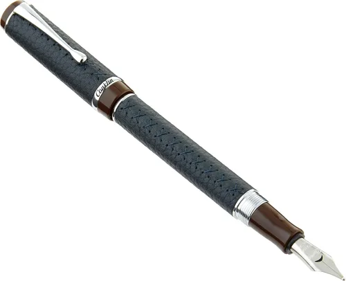 Miniatura 24 de Conklin Duragraph - Pluma estilográfica ámbar, punta media de oro macizo de 14 quilates, elegante herramienta de escritura con acabado ámbar cálido
