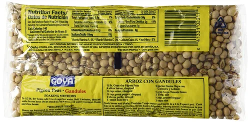 Miniatura 2 de Goya Gandules (guisantes secos de paloma) 14oz