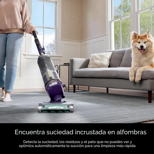 Miniatura 14 de Shark POWERDETECT AZ4002 - Aspiradora vertical con filtro HEPA, aspiradora resistente con potente succión para recoger el pelo de las mascotas