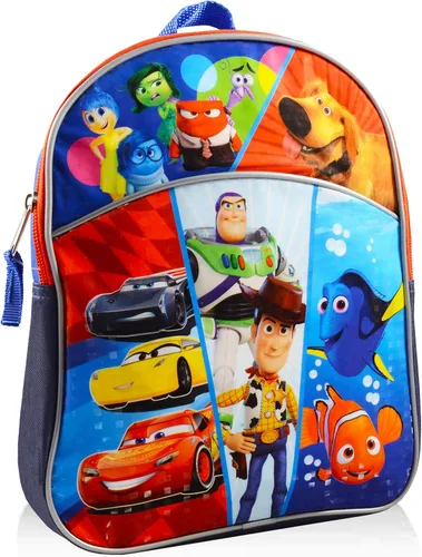 Miniatura 2 de Disney Pixar Mini mochila para niños y niñas Mochila premium de 11 pulgadas con Toy Story, Disney Cars, Buscando a Nemo, dentro y fuera