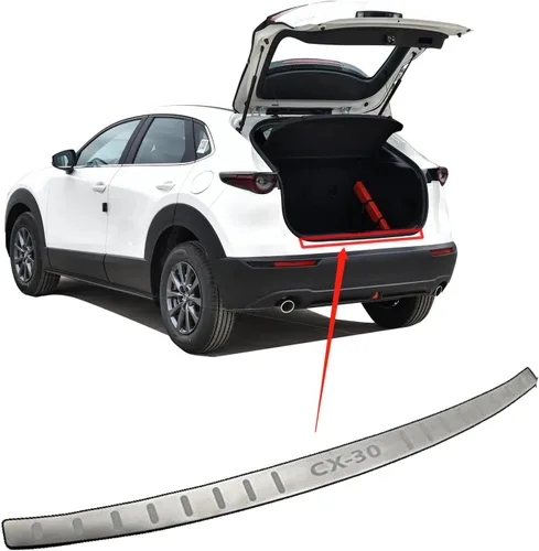 Miniatura 2 de Protector de parachoques trasero de automóvil, para Mazda CX-30 2020 2021 2022 2023, accesorios para piezas de automóvil, cubierta de umbral