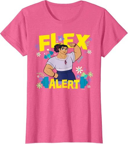 Miniatura 58 de Disney Encanto Luisa Madrigal Flex Alert Camiseta, Negro
