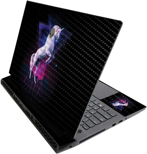 Miniatura 497 de MightySkins - Skin brillante con purpurina para Alienware M17 R3 (2020) y M17 R4 (2021) - Diversión de los años 90 Acabado duradero con purpurina