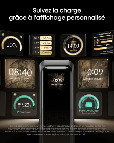Miniatura 6 de Anker Prime Power Bank Black Myth: Wukong Edition, cargador portátil de 3 puertos de 20,100 mAh con 220 W, alimentación bidireccional, aprobado por
