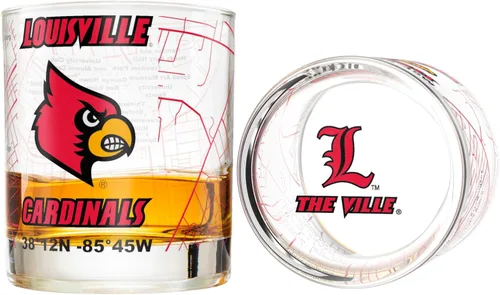 Miniatura 36 de Greenline Goods – Vasos de Whiskey de la Universidad Estatal de Michigan Spartans (Set de 2), 10 oz – Logo de Color Completo + Mapa del Campus