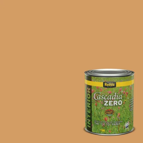 Miniatura 269 de Rodda Paint CASCADIA ZERO - Pintura plana e imprimación para interiores en uno, cuarto de galón, crema de ballet