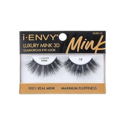 Miniatura 21 de i-ENVY - Pestañas postizas de lujo de la colección de visón, pestañas 100% de visón real, aspecto glamuroso, máxima esponjosidad, ángulo