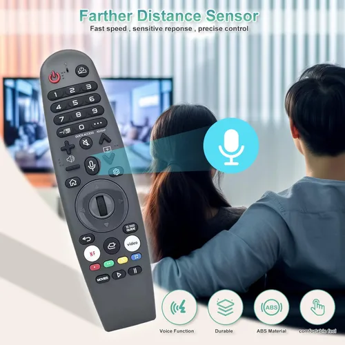 Miniatura 3 de Mando a distancia Magic Voice de repuesto para LG Smart TV, con función de puntero, compatible con televisores LG QNED, OLED, UHD 4K y 8K webOS
