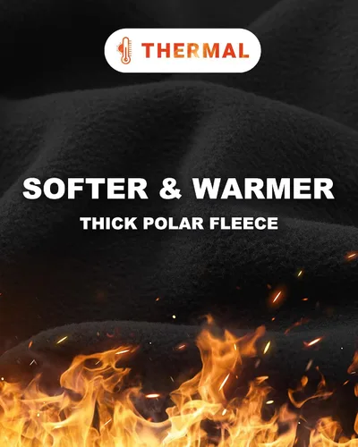 Miniatura 4 de Outdoor Ventures - Chaleco de forro polar ligero con cremallera completa para hombre, con 5 bolsillos, cálido invierno, sin mangas, chaqueta informal