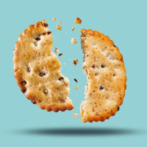 Miniatura 6 de Back to Nature - Galletas de trigo Stoneground - Ajo y hierbas - Ingredientes reales como trigo de grano entero, semillas de lino y sal marina - Sin