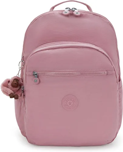 Miniatura 131 de Kipling Mochila para portátil Seoul de 15 pulgadas para mujer, duradera, espaciosa, con correas acolchadas para el hombro, funda protectora