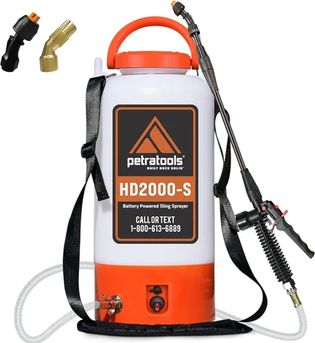 Miniatura 9 de Pulverizador alimentado por batería PetraTools de 1 galón - HD1000-S - Pulverizadores eléctricos de servicio pesado en césped y jardín para control
