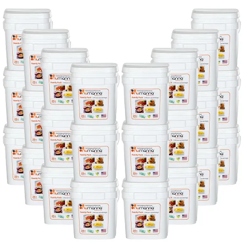 Miniatura 8 de NuManna INT-NMFP Caja de 144 menús de comida. Equipo de almacenamiento de alimentos no modificados genéticamente, para supervivencia. Raciones