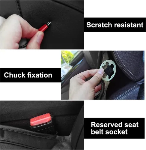 Miniatura 6 de Fundas de asiento de automóvil para Toyota Rav4 RAV 4 Hybrid Limited Prime se 2002-2021, juego completo de cojines de cuero para asientos delanteros