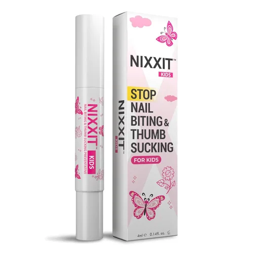 Miniatura 7 de NIXXIT Tratamiento para morder uñas para niños, deja de chupar el pulgar para niños, niños pequeños, niños, bolígrafo de esmalte de uñas sin