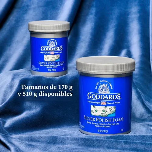 Miniatura 9 de Goddard's Espuma de pulido de plata, limpiador de joyas de plata para antigüedades, accesorios, adornos y más, limpiador para protección