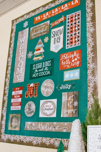 Miniatura 2 de Teacher Created Resources Home Sweet Classroom - Borde recto de invierno (TCR8723)