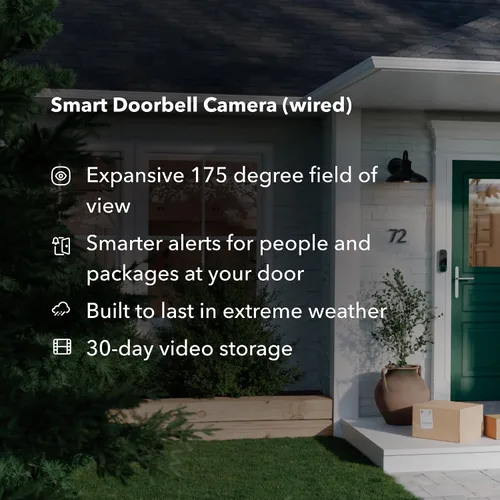 Miniatura 3 de ecobee Paquete de seguridad para el hogar con suscripción avanzada de seguridad inteligente de 1 año, sistema de seguridad inteligente