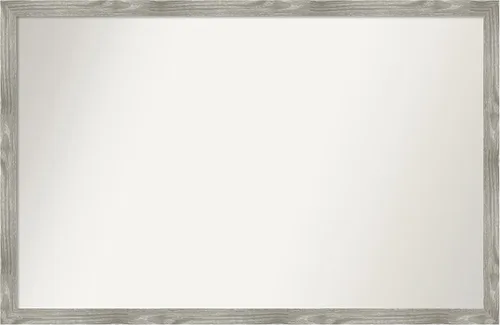 Miniatura 414 de Amanti Art Espejo personalizado, espejo de baño gris plomo a rayas, espejo de pared o espejo de tocador de baño sobre el fregadero