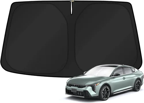 Miniatura 52 de KUST - Parasol plegable para parabrisas para Ford Ranger, accesorios 2019-2025 2026, parasol personalizado para ventana, protector solar plegable