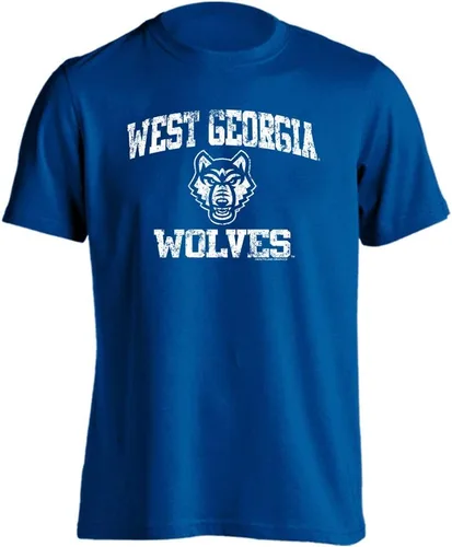 Miniatura 56 de Sport Your Gear NCAA Camiseta de manga corta retro con licencia oficial de aspecto desgastado para el día del juego, camiseta de espíritu deportivo