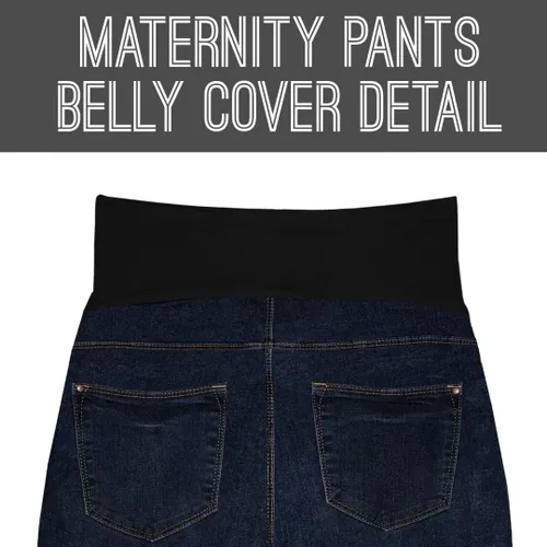 Miniatura 5 de Hybrid & Company Maternity - Jeans ajustados ultra elásticos para mujer