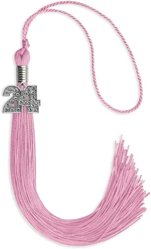 Miniatura 119 de Endea Graduation Borla de un solo color con dije de plata brillante (oro antiguo, 2022)