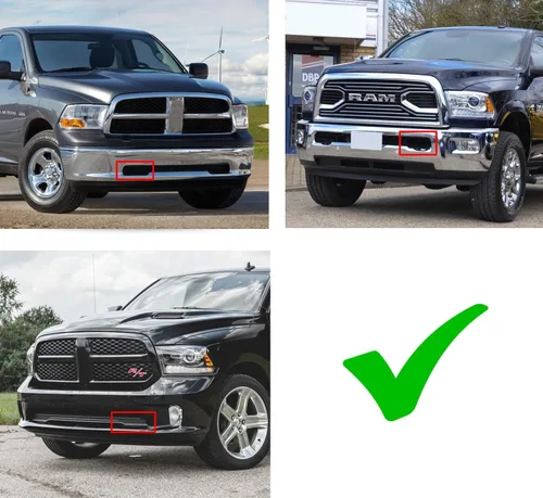 Miniatura 2 de iJDMTOY Kit de luces antiniebla LED de xenón Mini-SR color blanco compatible con Dodge RAM 1500 2011-18, incluye (2) barras de luz LED blancas de 30